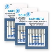 SCHMETZ Universal Sewing Machine Needles, Assorted Sizes (70/80/90/100) (30 Count)