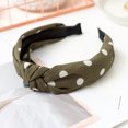 thumbnail image 5 of UrbanI Fashion Bowknot Polka Dot Women\'s Cloth Hairband Headband Hair Accessories, 5 of 8