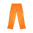 thumbnail image 5 of J. METHOD Men’s Cargo Pants Lightweight Comfy Jogger Fleece Elastic Waistband Workout Casual Active Sports Sweatpants NEMP17 Neon Orange M, 5 of 6