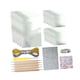thumbnail image 3 of Kit de láminas de aluminio para manualidades, papel de aluminio para repujado, multiusos, resistente, para manualidades, repujado y metal, 0,07 mm de Argén, 3 of 7