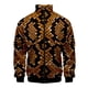 thumbnail image 3 of Chaqueta con cremallera de piel de serpiente y tigre con estampado 3D para hombre, abrigo de manga larga con estampado de animales geniales, chaquetas holgadas con personalidad, ropa de calle, 3 of 5