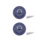 thumbnail image 1 of 2 almohadillas/parches de anillo en D de acero inoxidable de 4,3" para balsas, kayaks y botes inflables de PVC Azul, 1 of 9