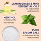 thumbnail image 3 of Dr. Teal's Epsom Salt Magnesium Soak, pre y post entrenamiento con mentol y aceites esenciales, 3 lb, 3 of 9