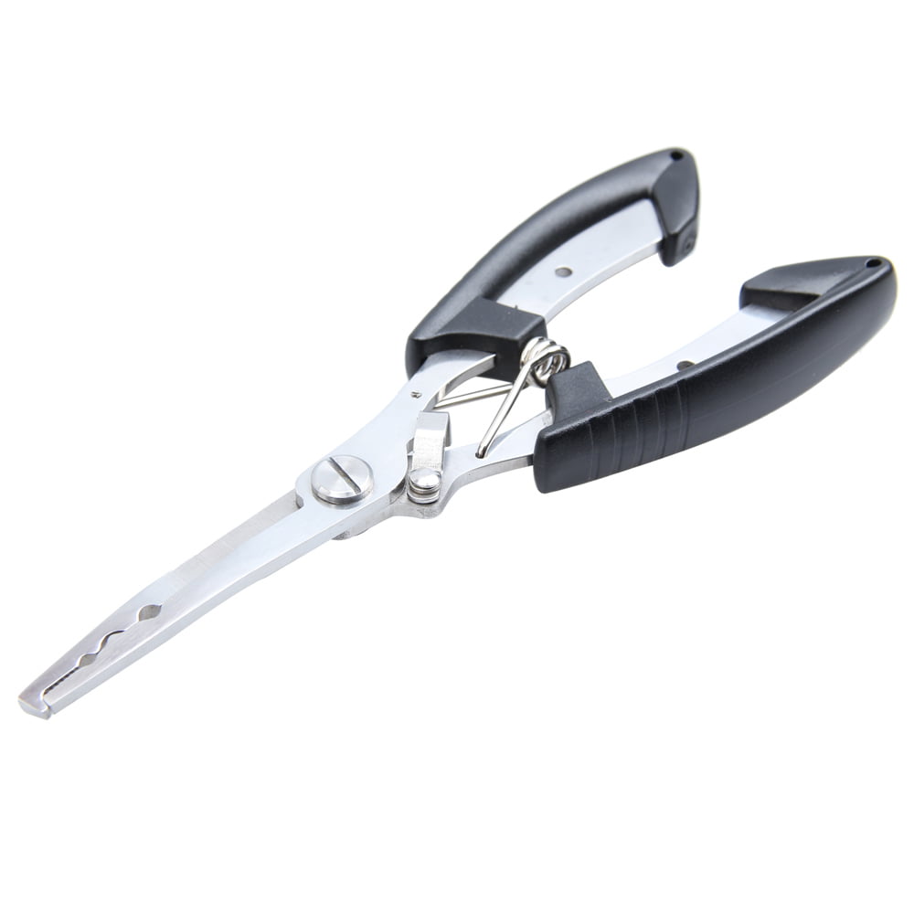 Fishing Pliers Scissors Line Cutter Remove Hooks Tackle Tool Stainless Steel HOT 