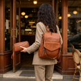 thumbnail image 5 of Sunyuer PU Leather Backpack Purse for Women, Fashion Ladies Backpack Purse, Convertible Shoulder Bags Handbag, Suitable for Shopping, Traveling, Work for Women, 5 of 7