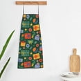 thumbnail image 6 of Naloa 1Pack Adjustable Bib Apron Waterdrop Resistant Cooking Kitchen Aprons for Women Men Chef, Christmas Gift Print, 6 of 8