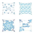 thumbnail image 2 of Teissuly Christmas Pillowcase Faceless Doll Dwarf Gnome Goblin Lattice Christmas Tree Snowflake Linen Printed Sofa Pillowcase Teissuly WER202311017084, 2 of 6