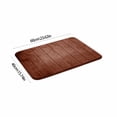 thumbnail image 3 of Leodye 1PCS Memory Foam Bath Rug, Ultra Soft Absorbent Non-Slip Mat for Indoor Bathroom and Home Decoration -15.74*23.62in, 3 of 6