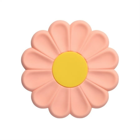 

Mubineo Non-Slip Trivet Mats Cute Daisy Shape Pot Holders Heat-Resistant Place Mats for Home Use