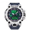 thumbnail image 1 of Reloj despertador fotoeléctrico de luz verde, reloj multifuncional para hombre, reloj de moda coreano impermeable y transparente a prueba de golpes, 1 of 4