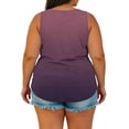 thumbnail image 3 of StSilkitty Plus Size Tank Tops for Womens Gradient Color Loose V Neck Blouses Summer Beach Lightweight Soft Shirts, 3 of 7
