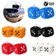 thumbnail image 2 of V.t 2 piezas de dados peludos puntos de vista trasera espejo percha decoración coche estilo adorno huangjie unisex, 2 of 2