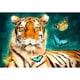 thumbnail image 1 of Pintura de diamante (DE5035) Tigre mariposas 5D Cuadro de pared cuadrado 30x40cm 40x50cm Hugtrwg Para estrenar, 1 of 1