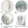 thumbnail image 3 of Designart "Teal Dream Catcher delicate Weavings" Landscapes Floater Framed Canvas Print, 3 of 7