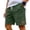 Dark Green, variant on Mens Waffle Shorts Casual Summer Elastic Waist Drawstring Lightweight Solid Beach Vacation Shorts with Pockets,Dark Green 2XL