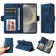 thumbnail image 3 of Funda GANGXUN para Samsung Galaxy S24 con diseño acolchado elegante, cuero PU, protección total y ajuste preciso, 3 of 5