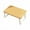 Yellow, variant on Foldable Lap Desk, Portable Laptop Stand Bed Tray Table for Sofa Floor Use, Lightweight Wooden Notebook Stand for Home Office, 1-Piece(Beige)