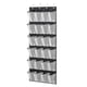 thumbnail image 4 of Organizador de zapatos colgantes Estante de almacenamiento de zapatos colgantes 24 bolsillos Accesorio plegable portátil para la pared del dormitorio Negro Sunnimix organizador de zapatos de puerta, 4 of 8
