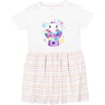 thumbnail image 3 of Inktastic Cute Gumball Machine and Bubbles Girls Toddler Dress, 3 of 5
