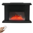 thumbnail image 4 of HIBIBUD Fireplace Stove Freestanding Heater with Realistic 3D Flame,Indoor Stove Heater,1000W Portable Small Fireplace Heater with Thermostat, 4 of 7