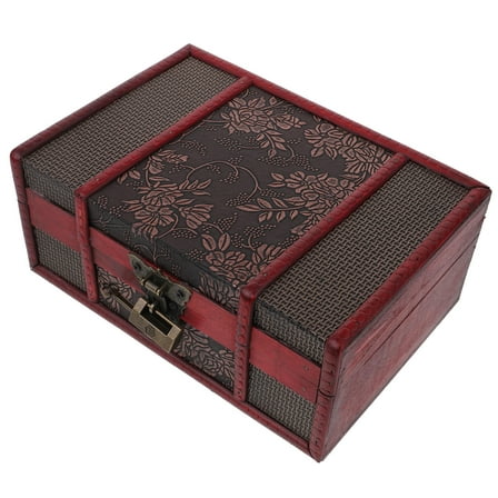 Raindrops  Jewelry Organizer Storage Book Decorative Antique Wooden Box