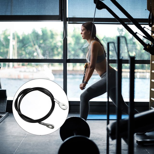 Greenadscape 1Ud De Para Fitness Cable De Gimnasio Negro Y Portátil