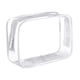 thumbnail image 2 of Neceser impermeable Bolsa de cosméticos transparente Bolsa de cosméticos portátil multipropósito reutilizable para mujeres y hombres Bolsa de embalaje Blanco Yinane Bolsas de maquillaje transparentes, 2 of 8