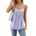 thumbnail image 1 of Camisetas Sin Mangas para Mujer, Top de Verano con Tirantes Finos, Camisa Holgada para Vacaciones en la Playa, Informal, 2025 Púrpura XXL, 1 of 9