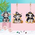 thumbnail image 2 of DIY Point Drill Key Ring Cartoon 6pcs Diamante Pinturas Llavero Decoración Regalo Hugtrwg  Para estrenar, 2 of 9