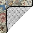 thumbnail image 6 of XMXT Non-Slip Area Rug, Diverse Stamp Prints Polyester Rugs for Living Room, 72 x 48 inches Multicolor, 6 of 9