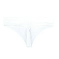thumbnail image 2 of Adidas Women's Seamless Thong Underwear Comfort Stretch Logo Solid White XL New, 2 of 2