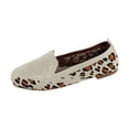 thumbnail image 2 of Women's Loafer Flats Square Toe Comfortable Office Work Shoes, Cute Penny Loafer Slip On Walking Driving Shoes, 2 of 3