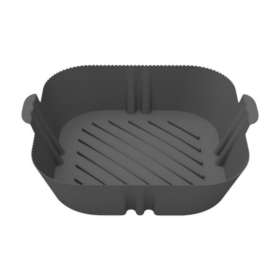 Air Fryer Silicone Liners Square, Non-stick Food-grade Reusable Basket Silicone Pot Baking Tray Airfryer Accessories, 7.7in