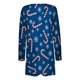 thumbnail image 5 of Puntoco, camiseta de manga larga a la moda para mujer, cárdigan de Navidad con frente abierto de otoño, prendas de vestir exteriores holgadas, blusa estampada, abrigo, Tops, liquidación Puntoco Puntoco-5503, 5 of 6