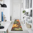 thumbnail image 4 of Yayeee Runner Rug for Bedroom 2'x6' Machine Washable Hallway Non Slip Mat, Colorful Autumn Leaves, 4 of 8