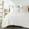 thumbnail image 2 of Levtex Home - 100 % lino - Funda de almohada estilo europeo - Lino lavado en color crema - Tamaño de la funda (26 x 26 pulgadas), 2 of 3