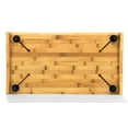 Camco Bamboo Stove Top Work Surface with Adjustable Legs & Built In