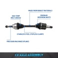 thumbnail image 2 of Bodeman Front LEFT Driver Side CV Axle Half Shaft Assembly for 2007-2011 Toyota Camry HYBRID, 2 of 7