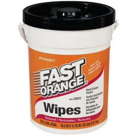 Permatex Fast Orange Wipes 72 Count 25051