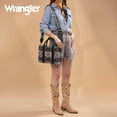 thumbnail image 6 of Wrangler Aztec Tote Bag for Women Boho Shoulder Purses and Handbags, Aztec Black, 6 of 7