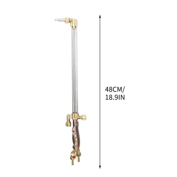 Momihoom Professional Heavy-Duty Backfire Proof Three-Tube Gas Cutting Torch for Metal Fabrication