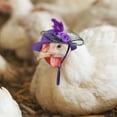thumbnail image 3 of Chicken Hats Dress up Accessories for Hens Tiny Pets Chicken Helmet, 3 of 7