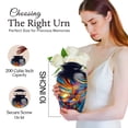 thumbnail image 3 of JAGSHASHI Owl Urn For Ashes - Sunset Mini Keepsake Urns For Human Ashes – Combo of 3 with 1 Large 10 Inch Urn for Mom & Man and 4 Mini Urns for Dad – Memorial Funeral Set for Adult Male & Female, 3 of 7