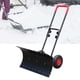 thumbnail image 2 of Herramienta de eliminación de limpieza de nieve, empujador rodante con mango ajustable, arado de nieve con ruedas, empujador de nieve para limpieza de Estilo B mayimx Pala de nieve, 2 of 9
