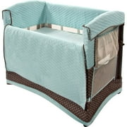 Arm's Reach Mini Arc Convertible Co-Sleeper Bedside Bassinet, Cocoa/Natural