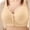 🔥 Khaki, variant on Plus sizw Front Closure Bras for Women Plus Size Plus Size Push up Bras for Women Comfortable Sostenes Para Mujer Sin Varillas Breathable Front-Closure Textured Seamless Wireless Sports Bra Thin