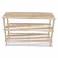thumbnail image 2 of vidaXL 3-Tier Shoe Racks 2 pcs Solid Fir Wood, 2 of 4