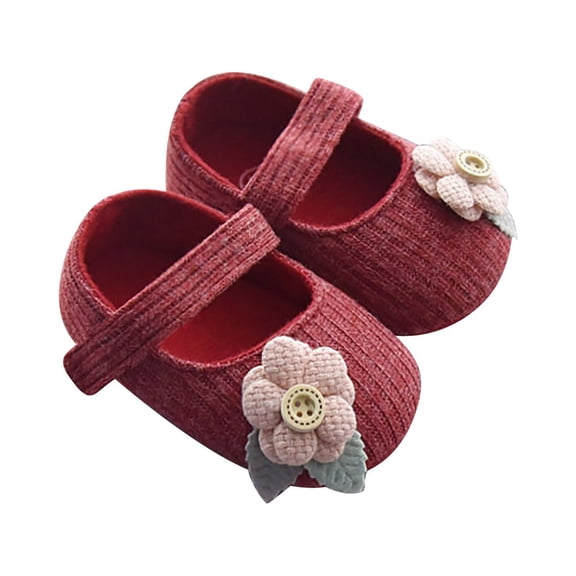 LNMQLPDBS Toddler Comfort Prewalker First Walking Shoes Baby Girls Non-Slip Soft Sole Walking Sneakers with Big Pretty Flower Cute Princess Shoes Outdoor Casual Breathable Walkers for Daily