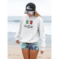 thumbnail image 2 of Buon Ferragosto Italy Flag Hoodie Women -Image by Shutterstock, Female 5X-Large, 2 of 4
