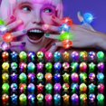 thumbnail image 1 of Anillos con iluminación LED OLUPP, 100 unidades, para fiestas que brillan en la oscuridad, 1 of 7